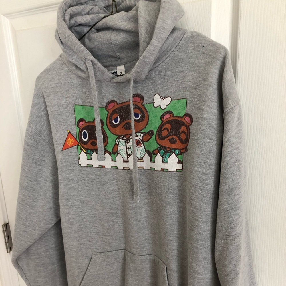 Tom Nook and nephews hoodie size medium Animal Crossing Nintendo #nintendo